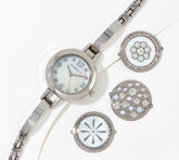 Isaac Mizrahi Live! Interchangeable Bracelet Watch, Silvertone